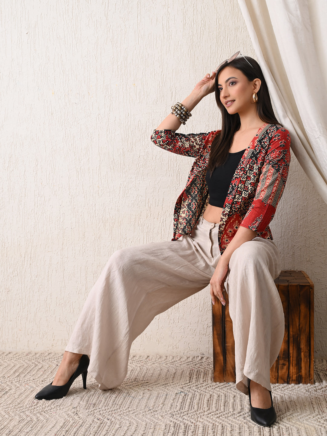 Abstract Charm Shrug