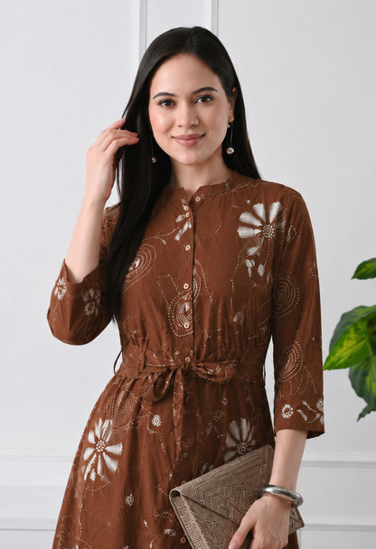Truffle A-Line Dress