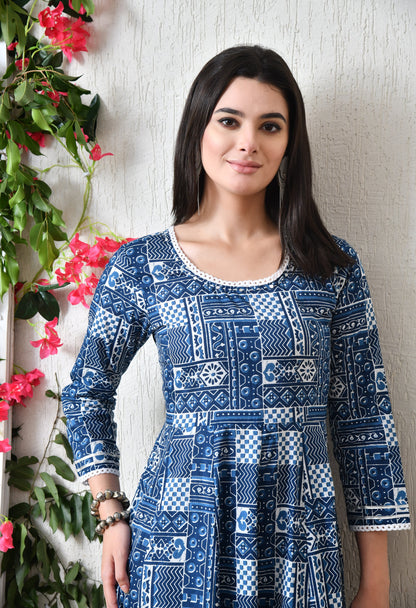 Indigo Play Maxi Dress