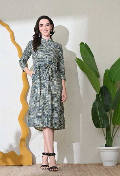 Blue Wave Dress