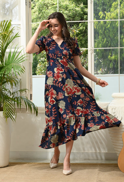 Indigo Rose Muse Dress