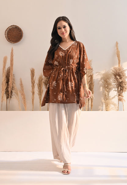 Cinnamon Kaftan Top