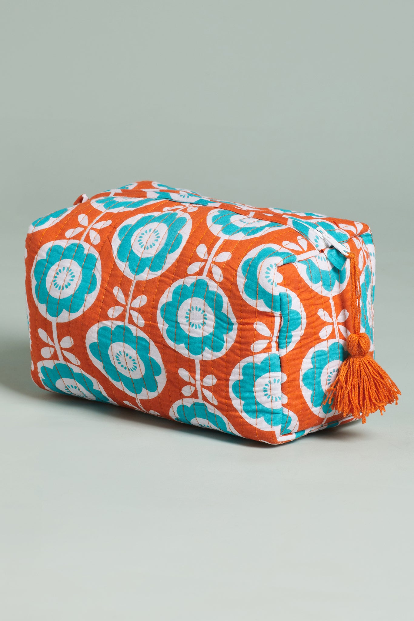 Phoolwari Pop Quilted Pouches (Set of 3)