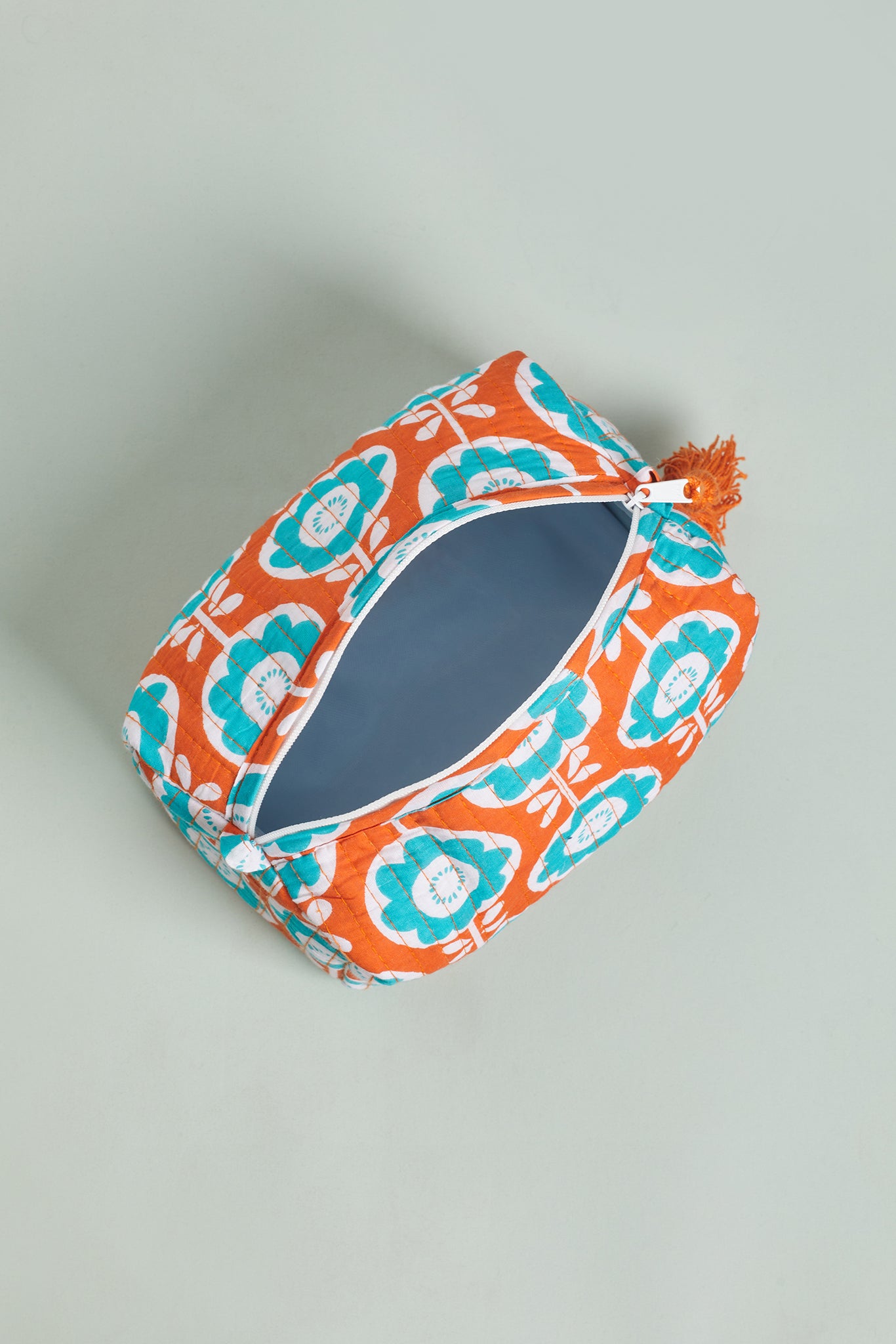 Phoolwari Pop Quilted Pouches (Set of 3)
