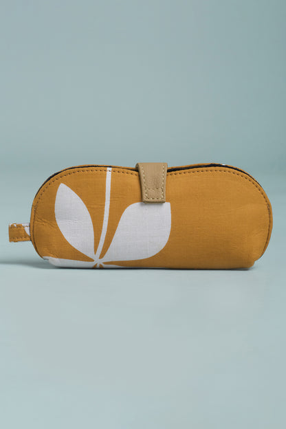 Golden Bloom Goggles Case
