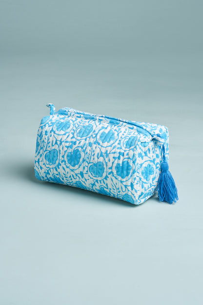 Aarohi Sky Quilted Pouches (Set of 3)