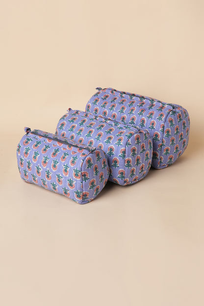 Rangrez Quilted Pouches (Set of 3)