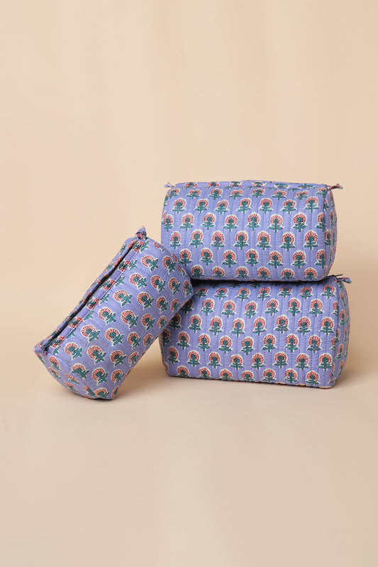 Rangrez Quilted Pouches (Set of 3)