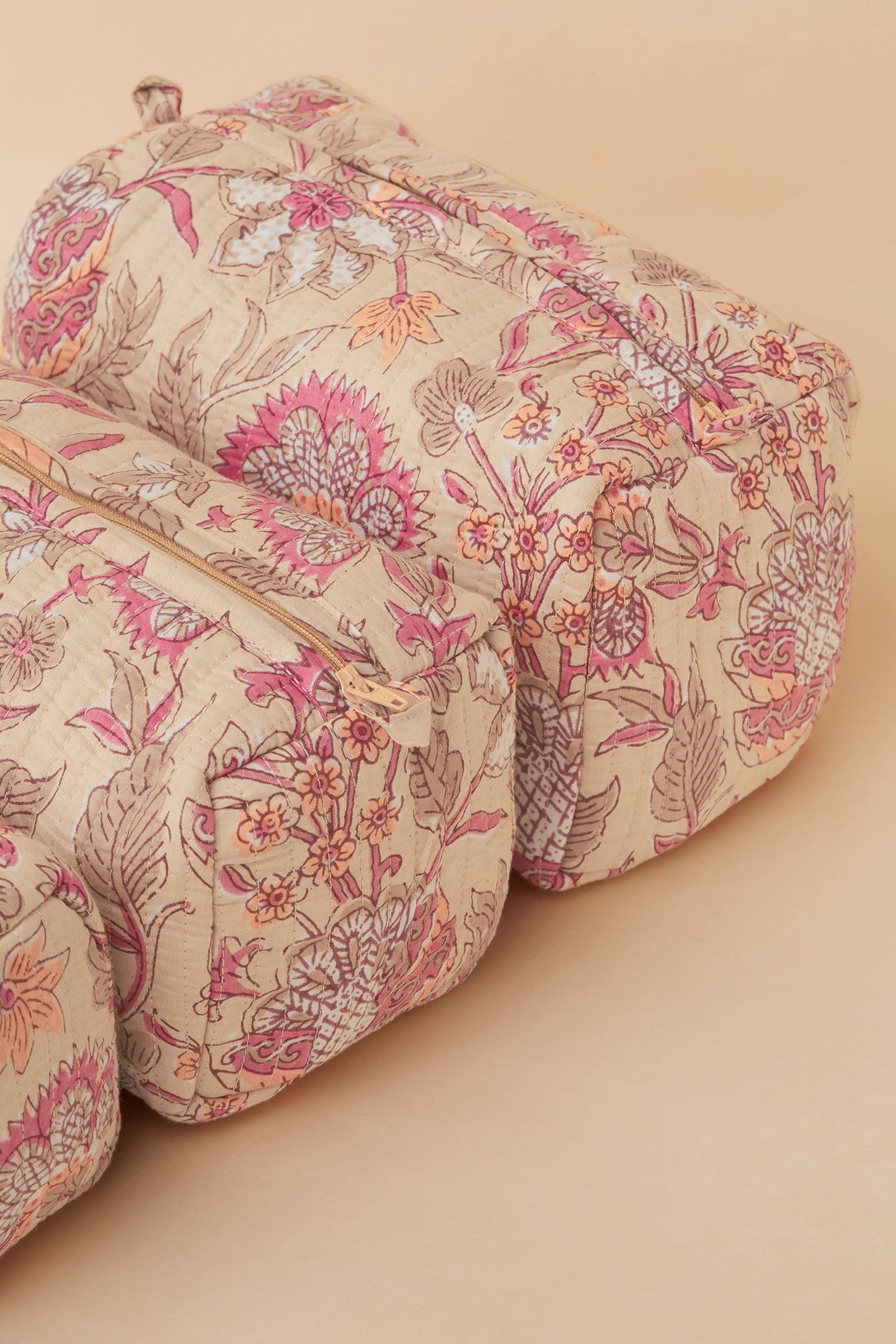 Gulistaan Quilted Pouches (Set of 3)