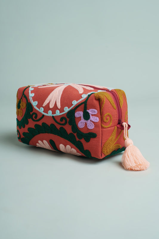 Rust Blossom Multi-Utility Pouch