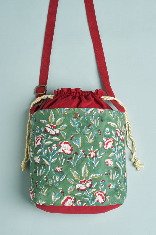 Evergreen Bloom Sling Bag