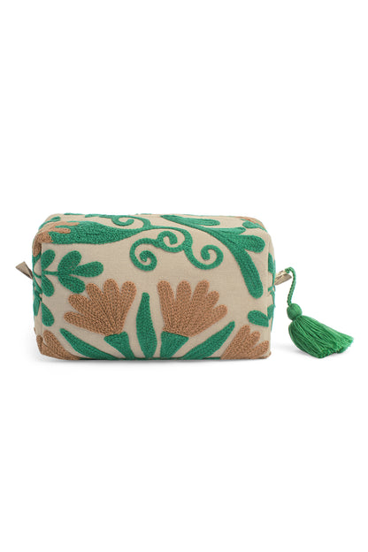 Beige Leaf Multi-Utility Pouch