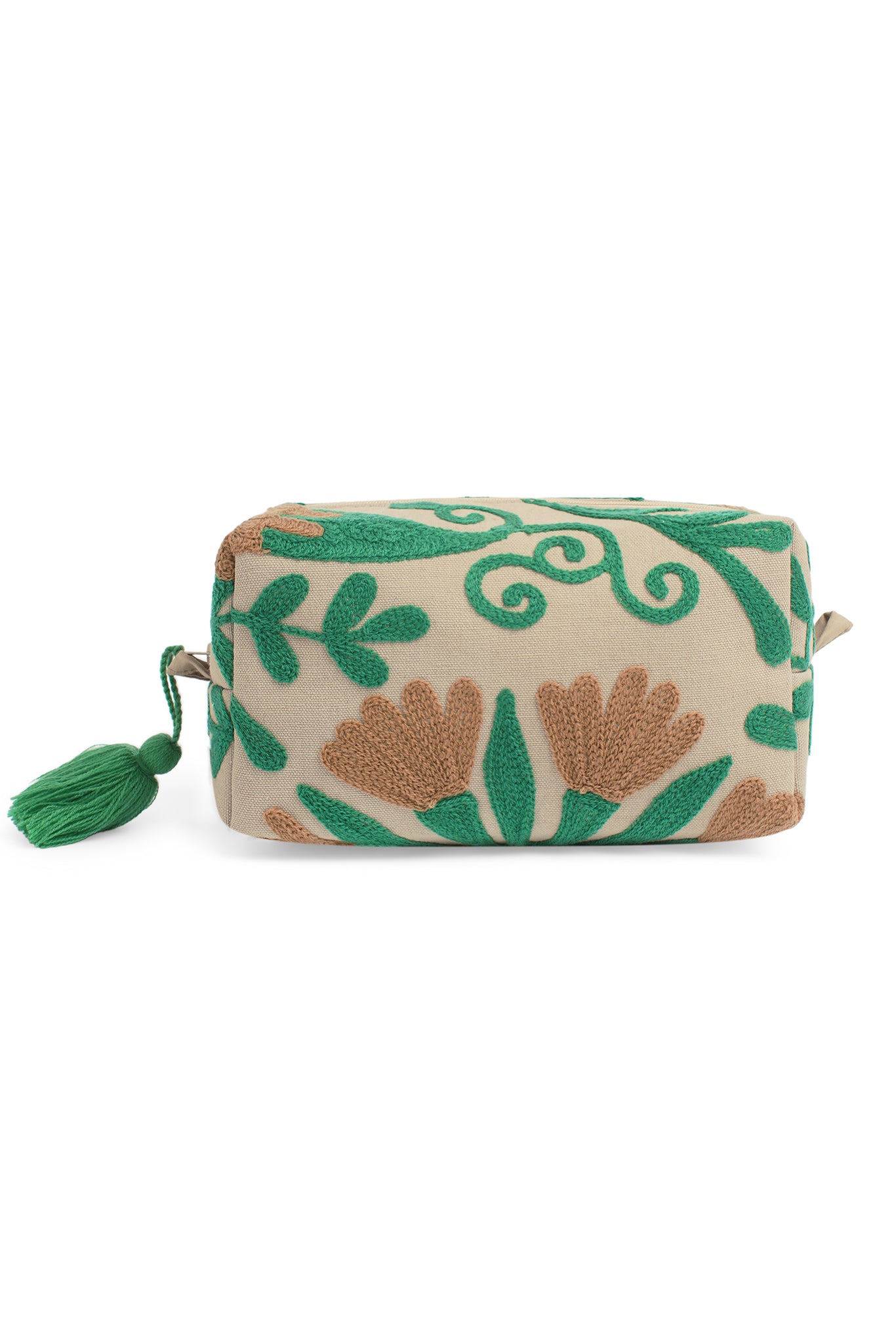 Beige Leaf Multi-Utility Pouch