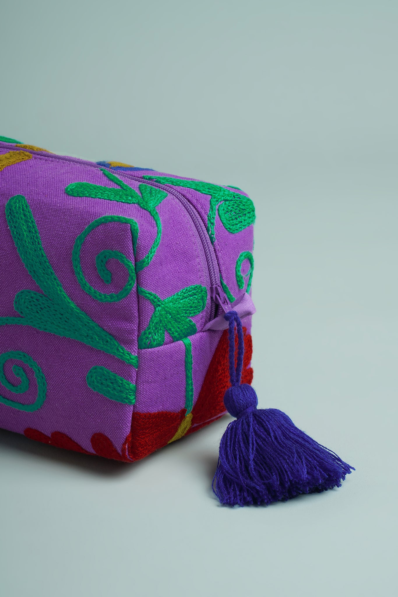 Purple Bloom Multi-Utility Pouch