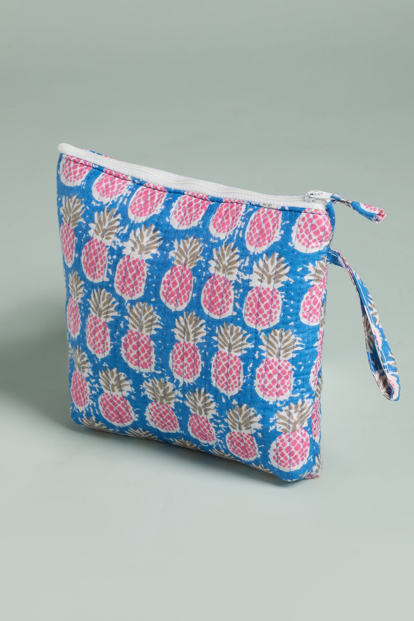 Pineapple Pop Quilted Cube Pouches (Set of 3)