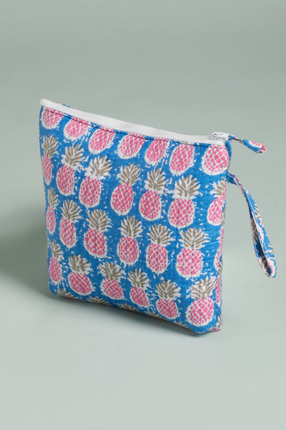 Pineapple Pop Quilted Cube Pouches (Set of 3)