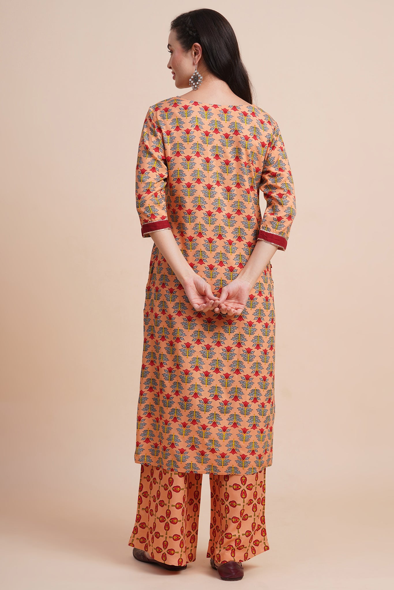 Elegant Kurta Palazzo Set