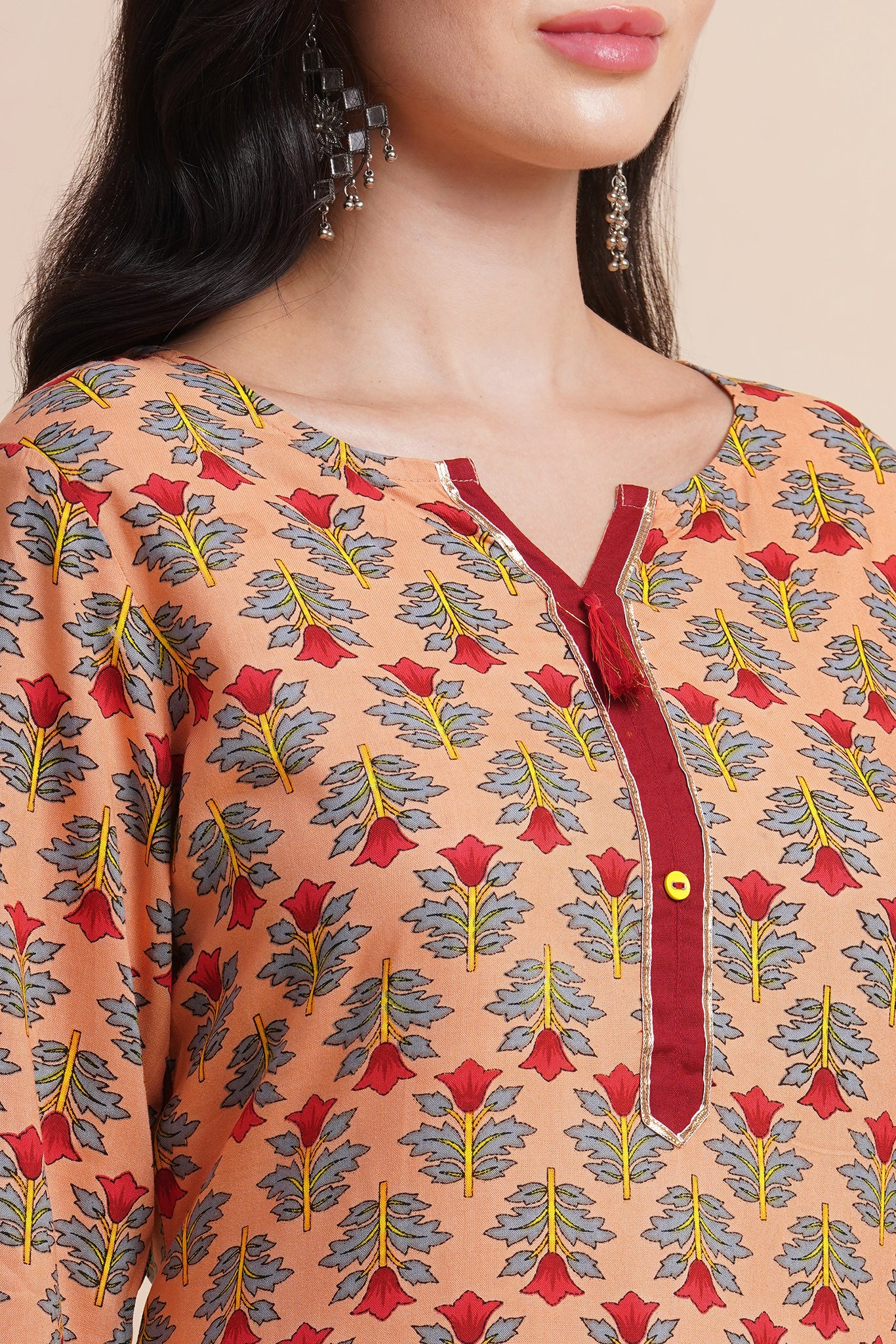 Elegant Kurta Palazzo Set