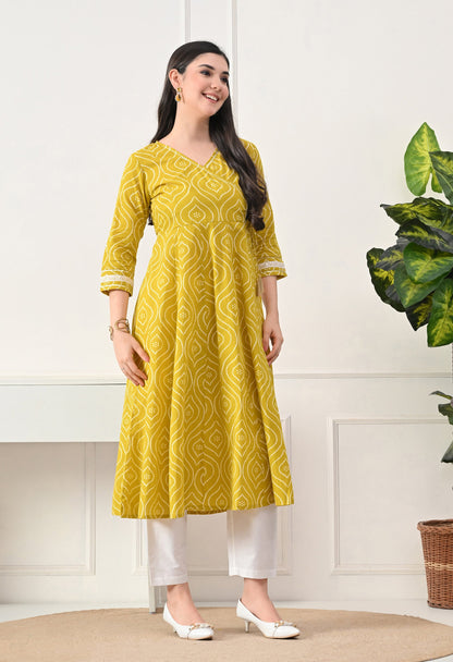 Sunshine Angrakha Anarkali Pant Set