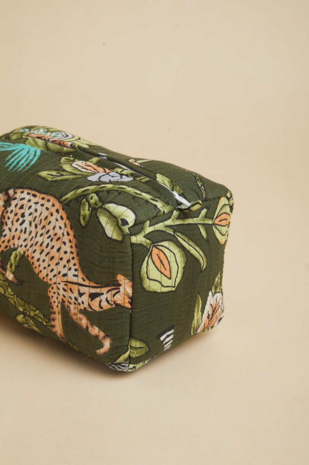 Koala Green Quilted Pouch