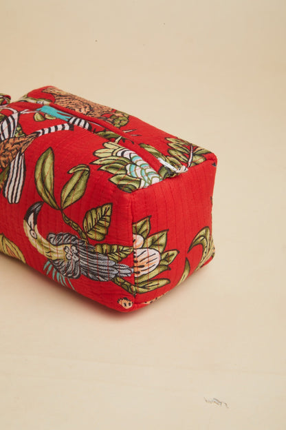 Hornbill Quilted Pouch
