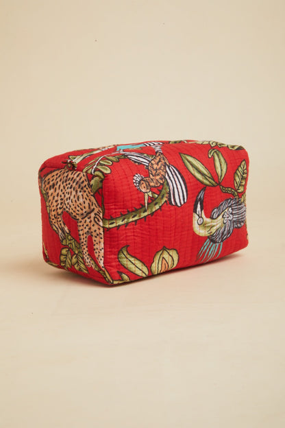 Hornbill Quilted Pouch