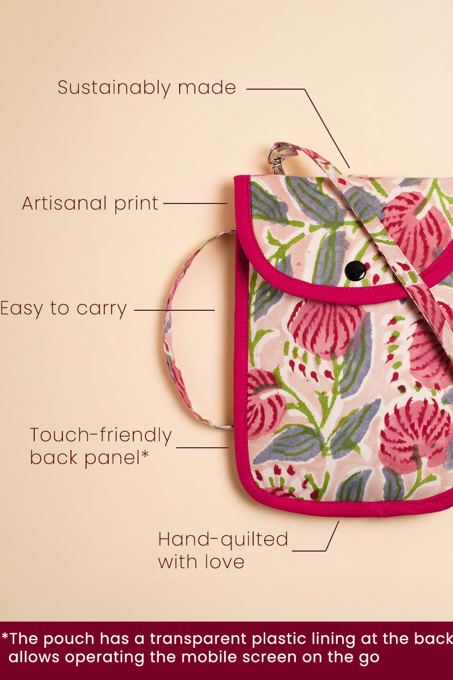 Fuchsia Flick - Mobile Sling