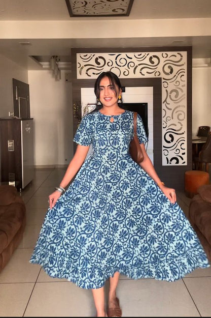 Blue Jazz Pocket Dress