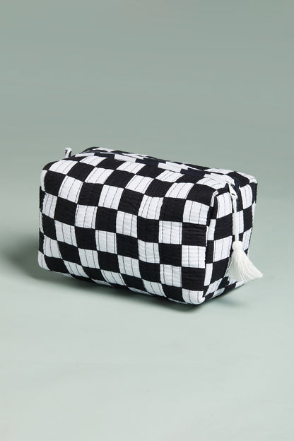 Checkmate Chic Quilted Pouches (Set of 3)