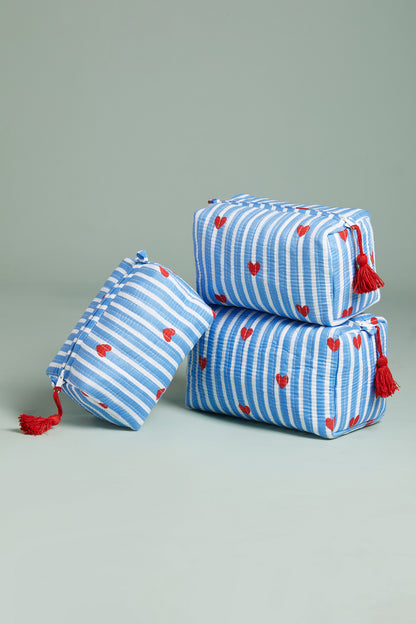Blueberry Love Quilted Pouches (Set of 3)