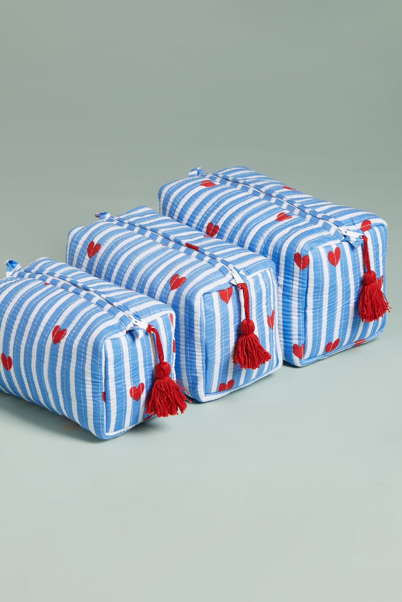 Blueberry Love Quilted Pouches (Set of 3)