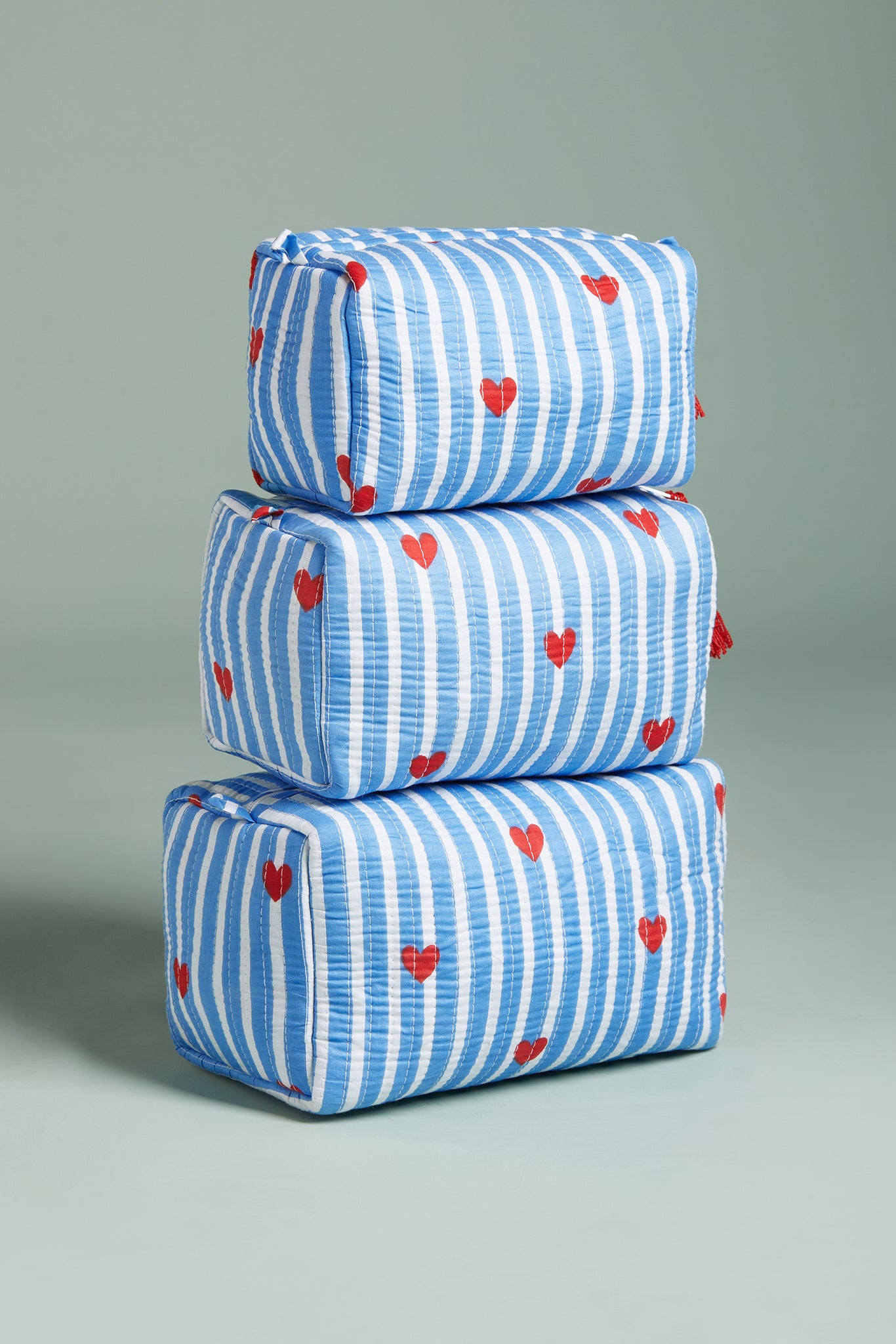 Blueberry Love Quilted Pouches (Set of 3)