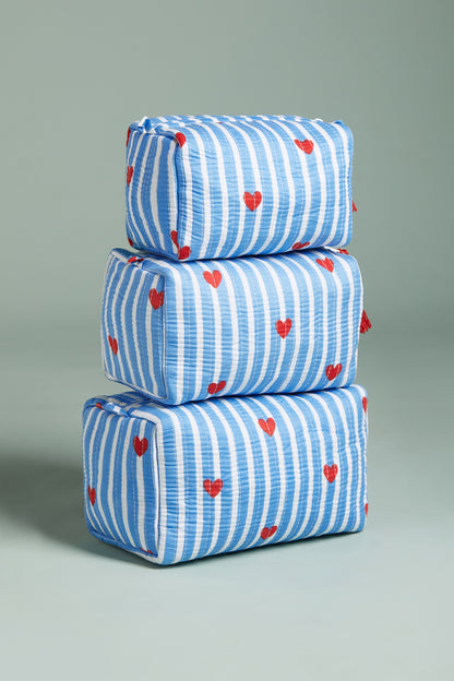 Blueberry Love Quilted Pouches (Set of 3)
