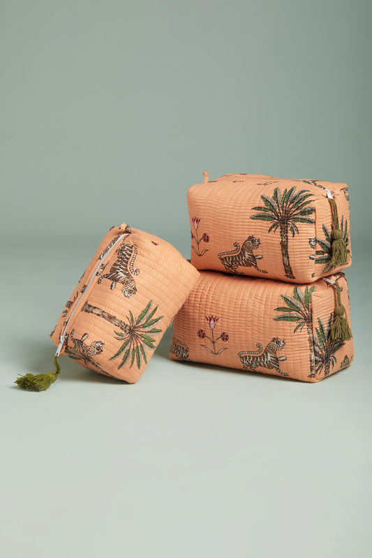 Tiger Trail Quilted Pouches (Set of 3)
