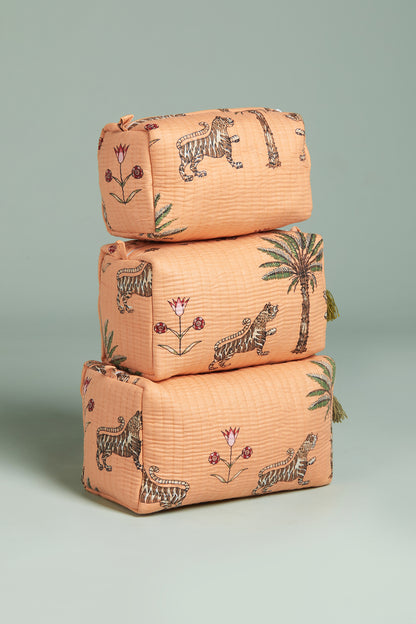 Tiger Trail Quilted Pouches (Set of 3)